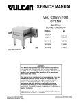 Vulcan-Hart VEC4018 ML-126199 Service manual