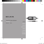 Belkin F8Z439 User manual