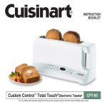 Cuisinart CPT-60M Series Specifications