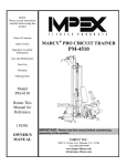 MPEX PM-4510 Owner`s manual