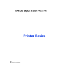 Epson 777I Specifications