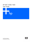 HP T1000 User guide