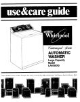 Whirlpool LE6150XS Operating instructions