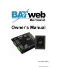 Bay Controls BW-WT2 Owner`s manual