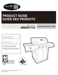 Char-Broil Commercial T-36D Specifications