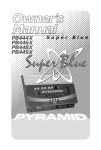 Pyramid PB444X Owner`s manual
