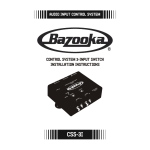 Bazooka CSS-3I Specifications