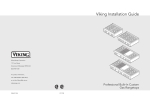 Viking Professional Custom VGRT548-4GQSS Installation guide