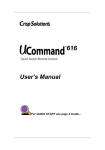 Crisp Solutions 616 User`s manual