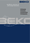 Beko TFF654S Instruction manual