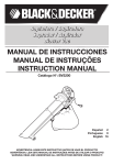 Black & Decker BV2200 Instruction manual