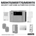 MS9470/MS9770/MS9970 Security and Home Automation system