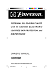 Emerson HD7098 Owner`s manual