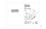 Craftsman 172.267290 Operator`s manual