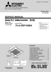 Mitsubishi Electric PLA-A-BA4 Service manual