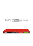 BaseWall Dual WAN VPN Firewall VPN 2000 User manual