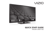 Vizio E401i-A2 Operating instructions