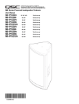 QSC MD-FP122/66 User manual
