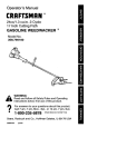Weed Eater 358 Operator`s manual