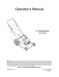 MTD 588Q Operator`s manual