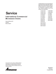 Amana LE7153*B Service manual