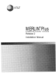 AT&T Merlin BIS 5 Installation manual