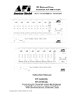 AFi RR-94845SL Instruction manual