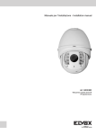 Elvox Telecamera speed dome IR Speed Dome Installation manual