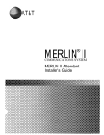 AT&T MERLIN II Attendant User`s guide