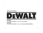 DeWalt DCD780-XE Instruction manual