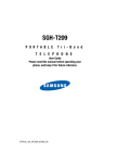 Samsung SGHT209 User guide