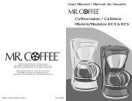 Mr. Coffee EC5 User manual