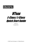 VTrak E and J Class Quick Start Guide