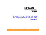 Epson Stylus Color 440 Specifications