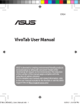 Asus VivoTab RT User manual