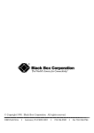 Black Box PS035A Specifications