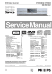 Philips DVDR1000/051 Specifications