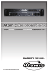 Atomic Reactor FR Owner`s manual
