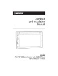 Magnadyne M1-CD Installation manual