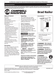 Campbell Hausfeld IN703700AV Operating instructions
