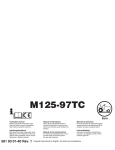 McCulloch MC125 Instruction manual