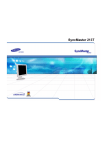 Samsung 213T - SyncMaster 213 T User`s manual