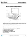 HP Compaq Pro 6300 Series Microtower QuickSpecs