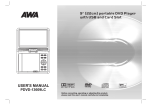 AWA PDVD-13609LC User`s manual