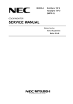 Mitsubishi N0701 Service manual