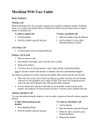 Meridian 9316 User guide