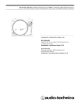 Audio Technica AT-LP120-USB Specifications