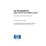 Compaq StorageWorks 2/24 - Edge Switch Installation guide