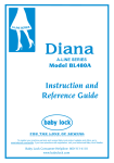 Baby Lock Diana BL480A Instruction manual