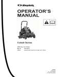 Simplicity Cobalt 5900763 Operator`s manual